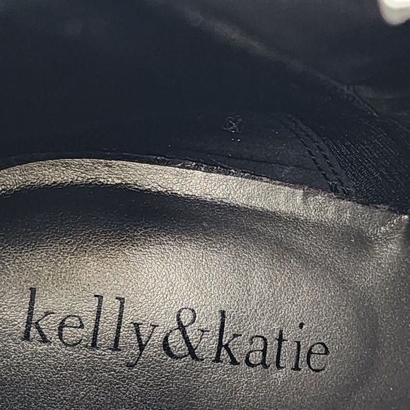 Kelly And Katie Faux Suede Leopard Print Pony Hair 4" Heel Ankle Boot Size 9 1/2 - Picture 12 of 13